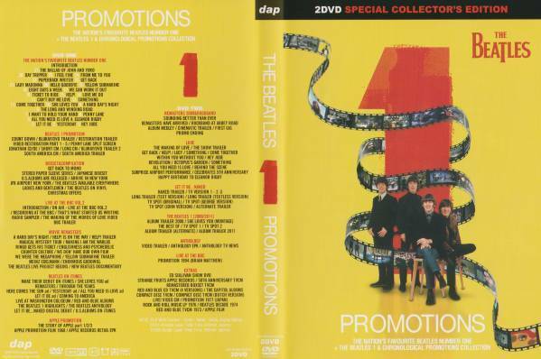 The Beatles Promotions 1 Special Collector's Edition 2015 DVD 2 Discs Music Rock