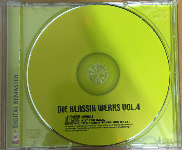 Kraftwerk Die Klassik Werks Vol.4 CD 1 Disc 10 Tracks Digital Remaster Synthpop