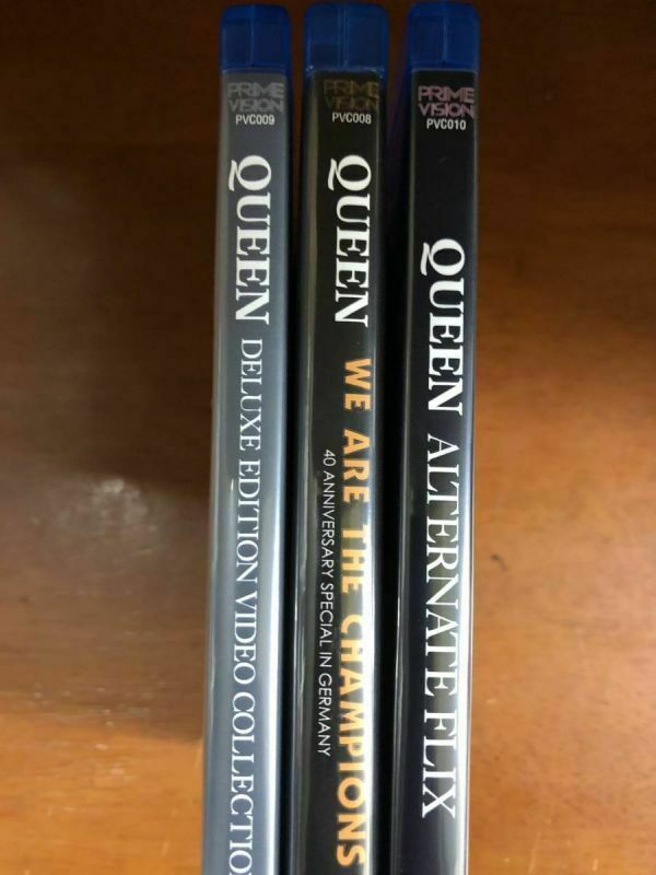 Queen Primevision Original 4 Blu-ray Set Alternate Flex Deluxe Video Collection
