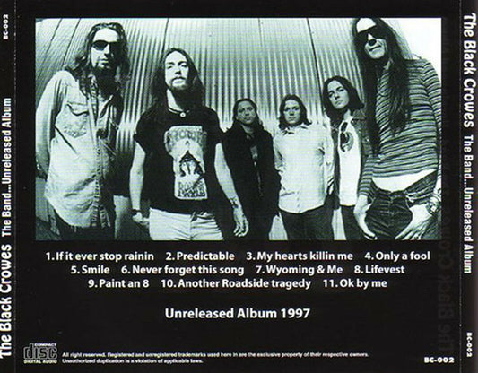 The Black Crowes / The Band Unreleased Album 1997 (1CD)