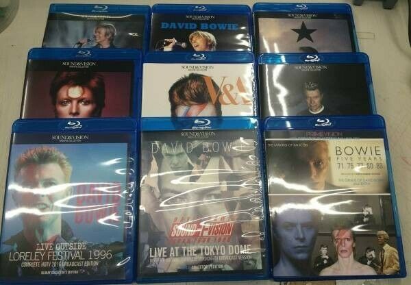 David Bowie Memorial Program Live Performances 9 Titles 11 Blu-Ray discs set
