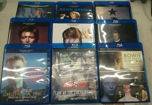 David Bowie Memorial Program Live Performances 9 Titles 11 Blu-Ray discs set