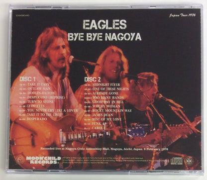 Eagles Bye Bye Nagoya 1976 CD 2 Discs Set Japan Tour Music Rock Pops Moonchild