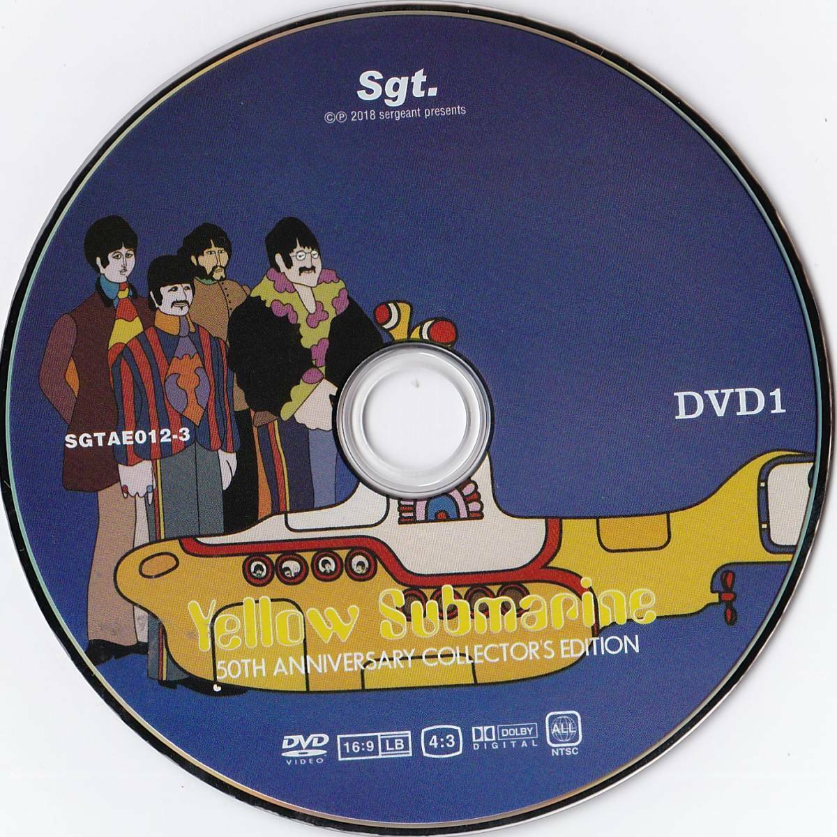 The Beatles Yellow Submarine 50th Anniversary Collector's Edition 2CD 2DVD Set
