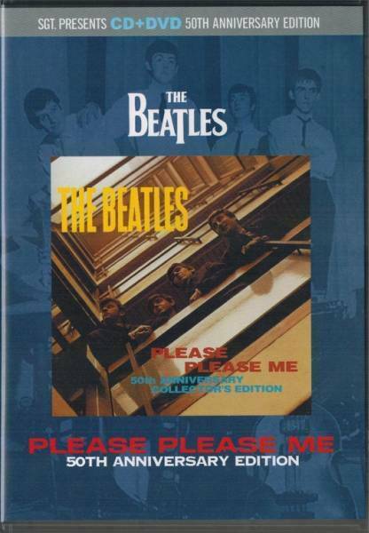 The Beatles Please Please Me 50th Anniversary Edition 1CD 1DVD 2 Discs Case Set