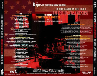 The Beatles  USA Indianapolis San Francisco Las Vegas Seattle 1CD 1DVD Set
