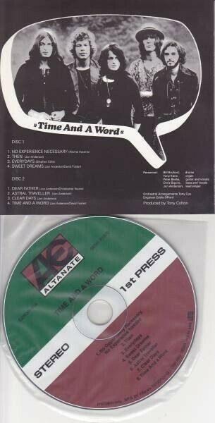 Yes / Time And A Word Paper Jacket 2CD