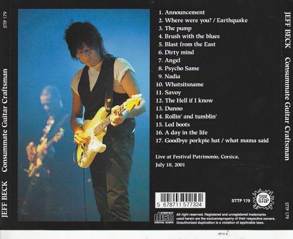 Jeff Beck Japan Tour 2014 Beck to the Future 1967 Guitarcycle CD 6 Discs Set