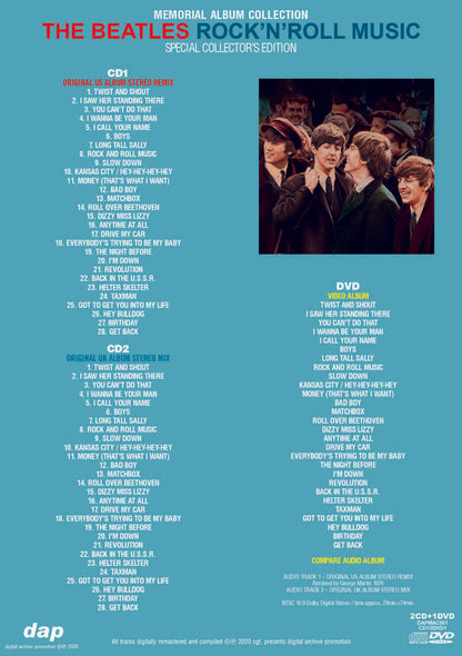 The Beatles Rock' N' Roll Music Special Collector's Edition 2CD 1DVD 56 Tracks