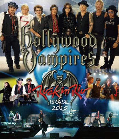 Hollywood Vampires Rock In Rio Brasil 2015 September 24 Blu-ray 1 Disc 15 Tracks