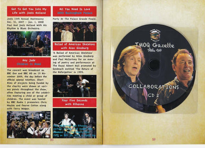 Paul McCartney Collaborations TMOQ Gazette Vol.40 HMC 2CD Booklet