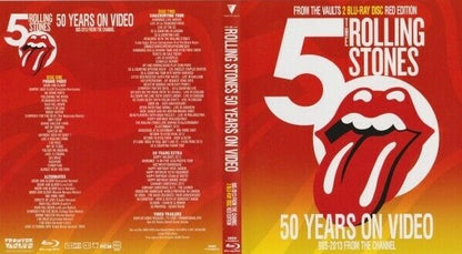 The Rolling Stones 50 Years On Video Black & Red Edition Blu-ray 4 Discs Set BDR