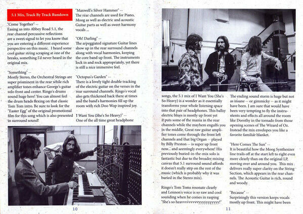 The Beatles Abbey Road 5.1 Channels Copy Cat 2CD Booklet 51 Tracks