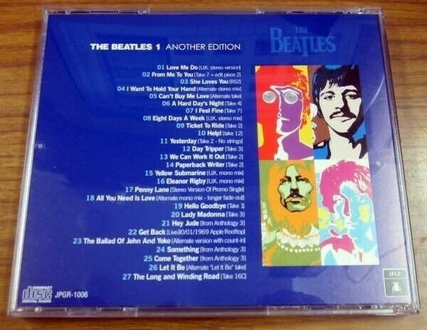 The Beatles 1 Another Edition CD 1 Disc 27 Tracks JPGR LabelRock Pops Music F/S