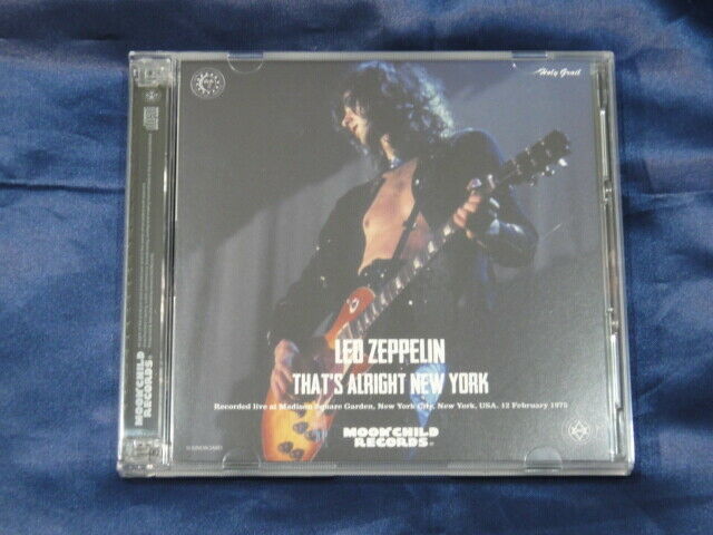 Led Zeppelin That's Alright New York 3CD 1975 Soundboard Moonchild