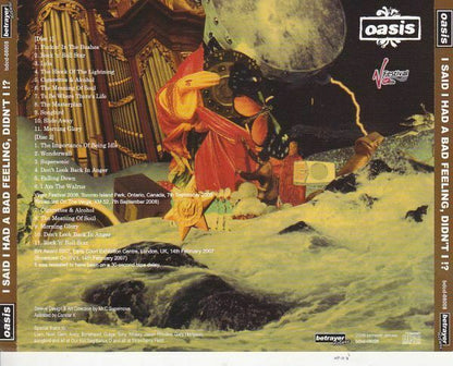 Oasis I Said I Had A Bad Feeling Didn't I!? 2007 2008 CD 2 Discs 22 Tracks Music