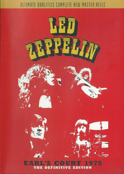 Led Zeppelin Earl's Court 1975 The Definitive Edition 2DVD Factory Pressed Discs