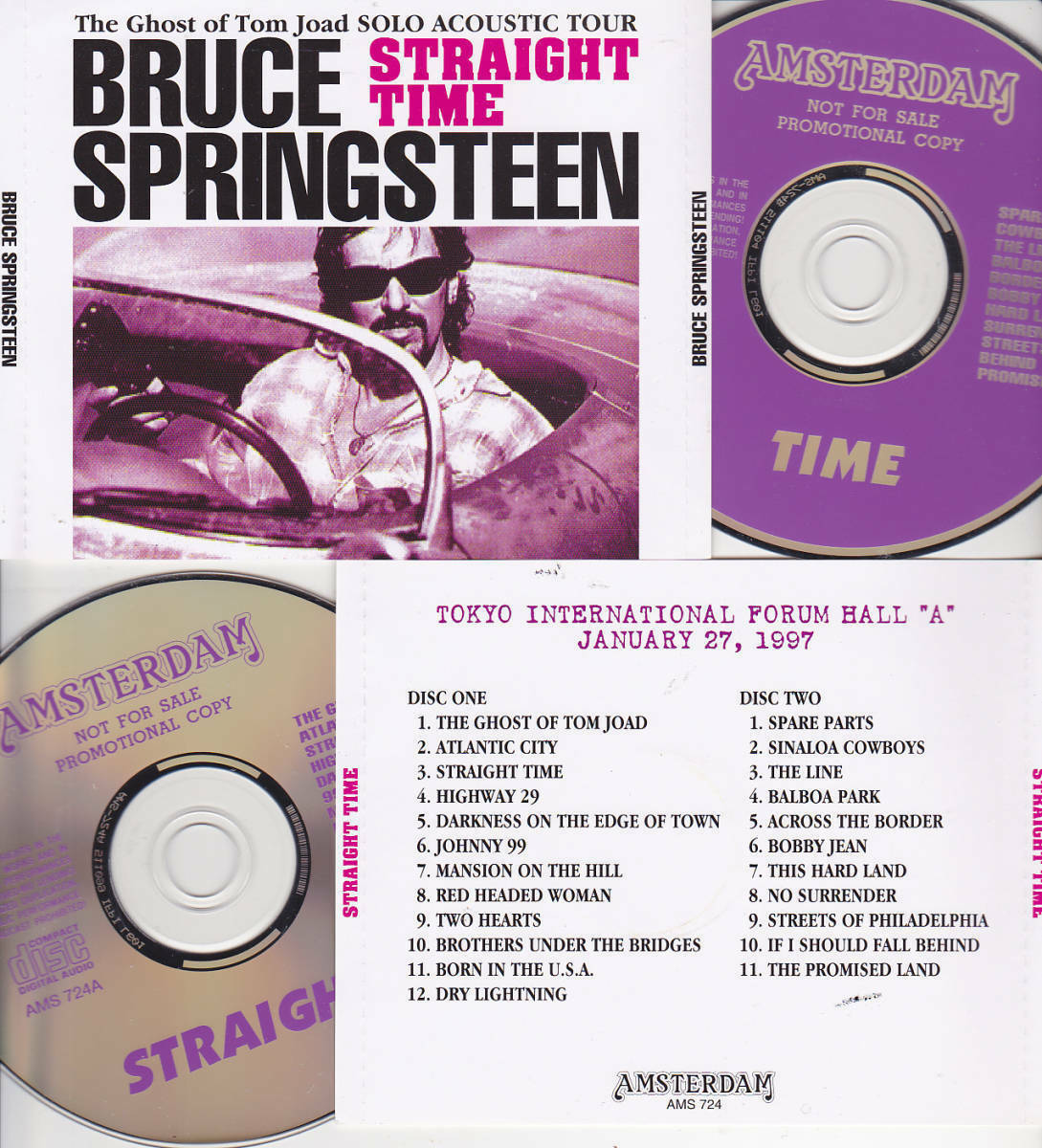 Bruce Springsteen 8CD Set 93 Tracks Tokyo Japan Straight Time Day Lightning F/S