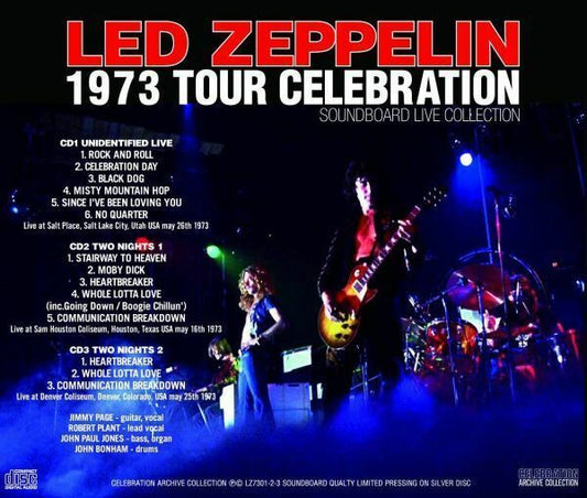 Led Zeppelin 1973 Tour Celebration Soundboard Live Collection 3CD