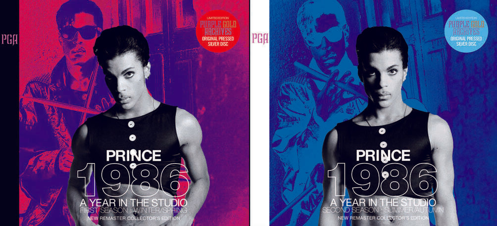 PRINCE 1986 A Year In The Studio First Season Second Season 4CD Set