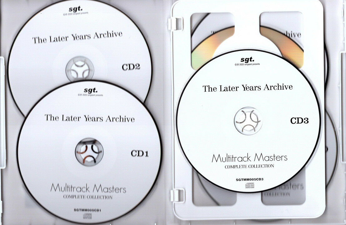 The Beatles The Later Years Archive Multitrack Masters 5 CD 1 DVD Set