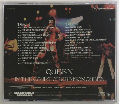 QUEEN In The Court Of Crimson Queen 1977 2CD Moonchild Records
