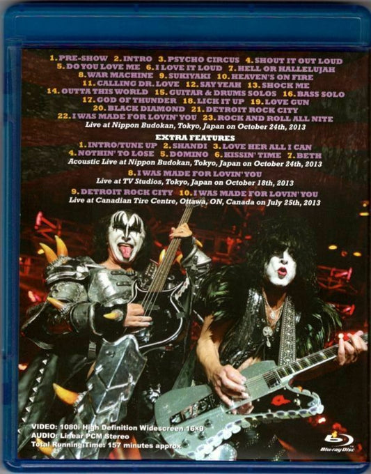 Kiss Last Night at Budokan 2013 October 24th 1 Disc 30 Tracks Music Rock F/S