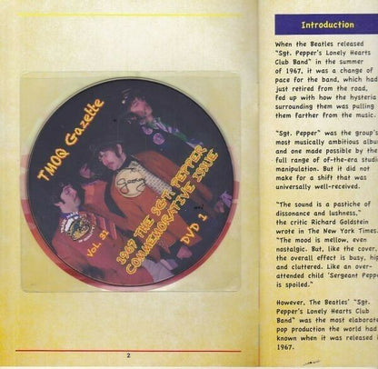 The Beatles 1976 The SGT. Pepper Commemorative Issue TMOQ Gazette 2DVD Booklet