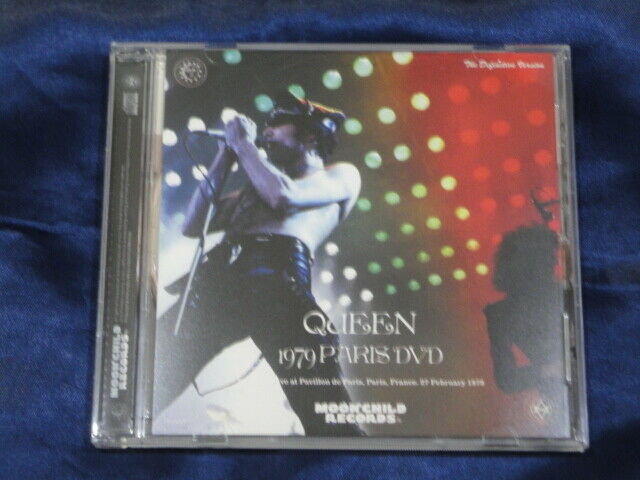 Queen 1979 Paris DVD Definitive Version 1 Disc Live At France Moonchild Records