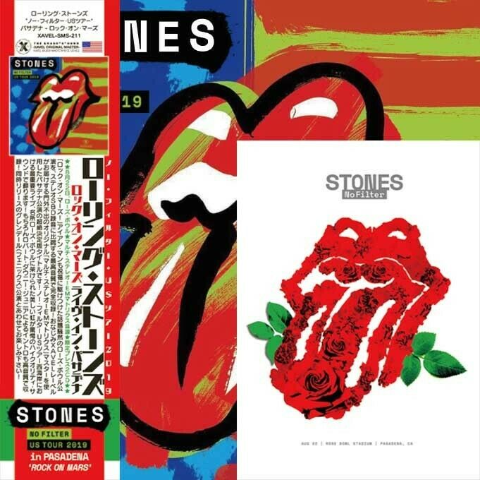 The Rolling Stones Rock On Mars No Filter In Pasadena 2CD factory silver pressed discs