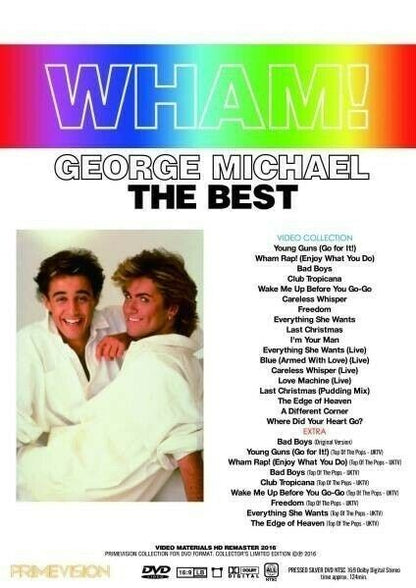 Wham! George Michael The Best Collectors Limited Edition Silver DVD 26 Tracks