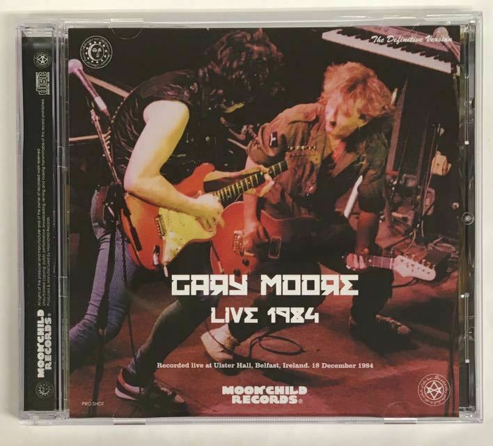 Gary Moore Live 1984 DVD 1 Disc 12 Tracks Moonchild Records Moonchild F/S