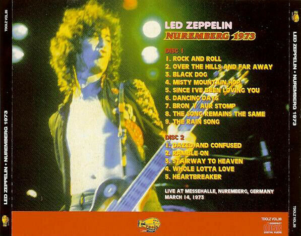 Led Zeppelin Nuremberg Germany March 14 1973 2CD