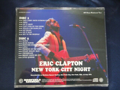 Eric Clapton New York City Night 1974 2CD Moonchild Records