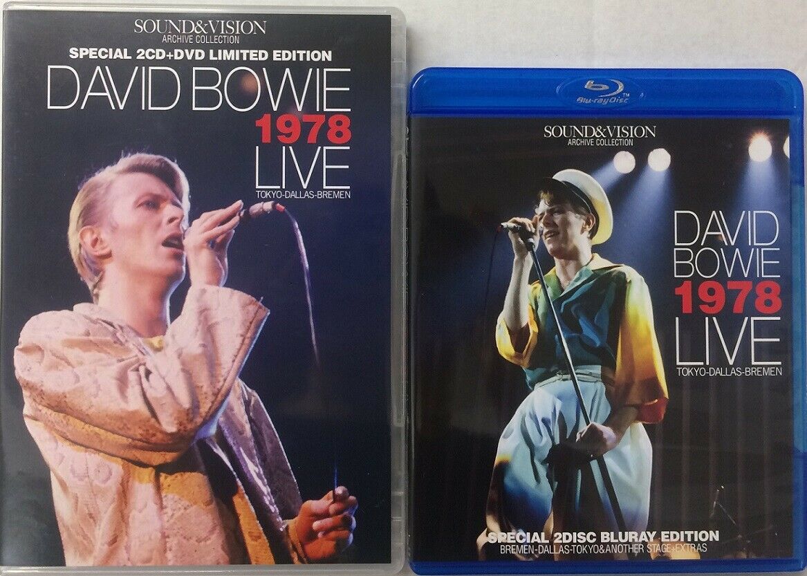 David Bowie 1978 Live Collection Tokyo Dallas Bremen 2CD 1DVD 2Blu-Ray Set Music