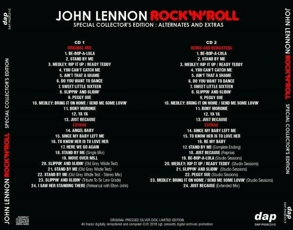 John Lennon Rock 'N' Roll Special Collector's Edition CD 2 Discs Set F/S