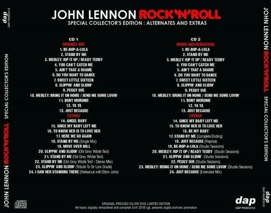 John Lennon Rock 'N' Roll Special Collector's Edition CD 2 Discs Set F/S