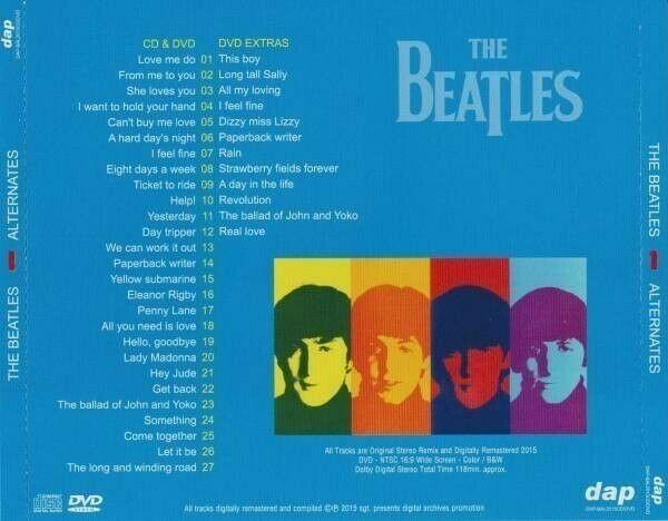 The Beatles Alternates 2015 Promotion 1CD 1DVD Set 27 Tracks Music Rock Pops