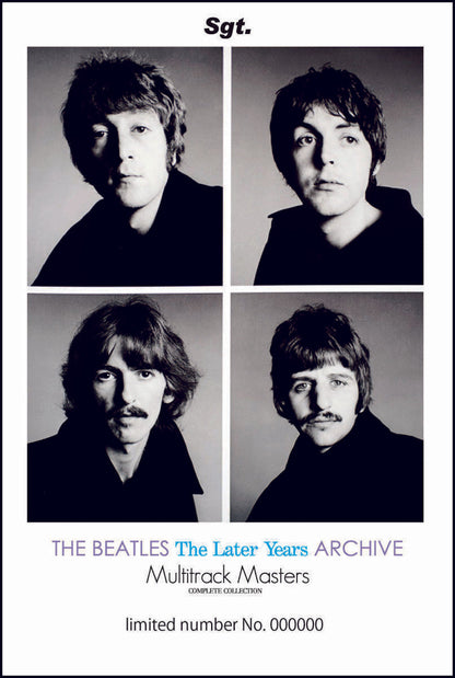 The Beatles The Later Years Archive Multitrack Masters 5 CD 1 DVD Set