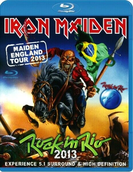Iron Maiden Rock In Rio Brazil Maiden England Tour 2013 Blu-ray 1BDR