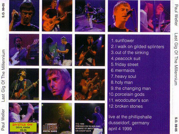 Paul Weller Last Gig Of The Millennium 1999 1CD