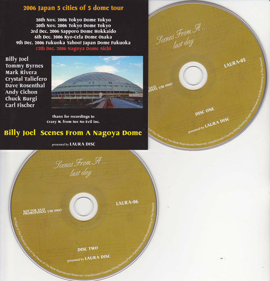 Billy Joel Scenes From A Nagoya Dome 2006 Japan 2CD