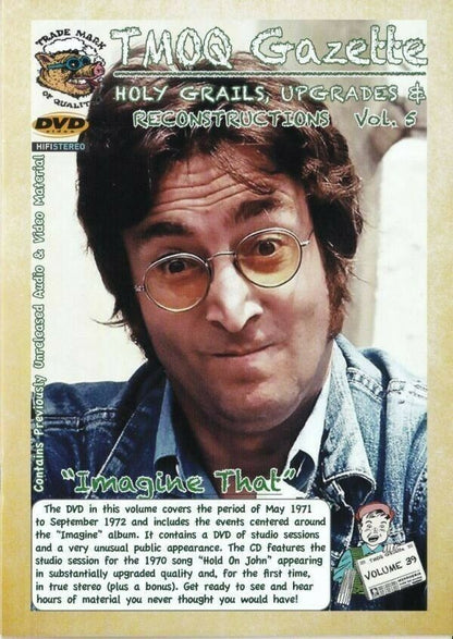 John Lennon Holy Grails Upgrades & Reconstructions Vol.5 1CD 1DVD Booklet
