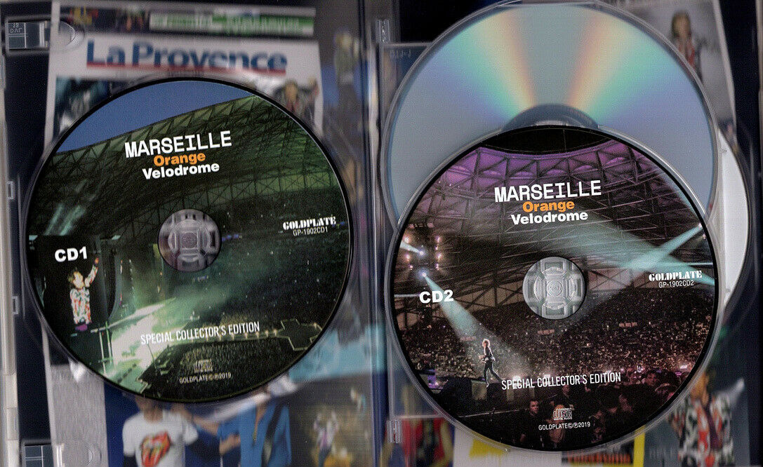 The Rolling Stones No Filter Europe Tour 2018 Marseille Orange 2CD 1DVD 1Blu-ray