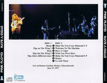 Pink Floyd Have A Cigar Live In Boston 1977 2CD