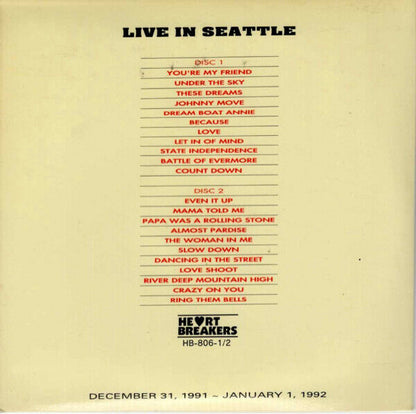 Love Mongers A Happy New Year Live In Seattle 1991-1992 CD 2 Discs Set Music F/S