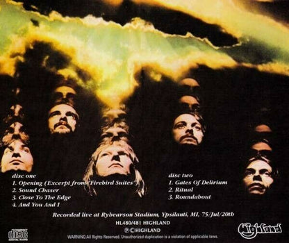 Yes / The Swiss Poodle 1975 Ypsilanti 2CD