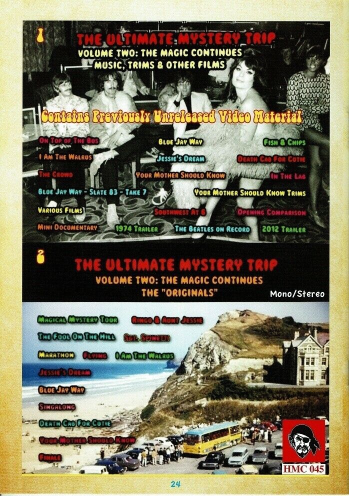 The Beatles The Ultimate Mystery Trip Vol.2 Magic Continues 2DVD TMOQ Gazette HMC
