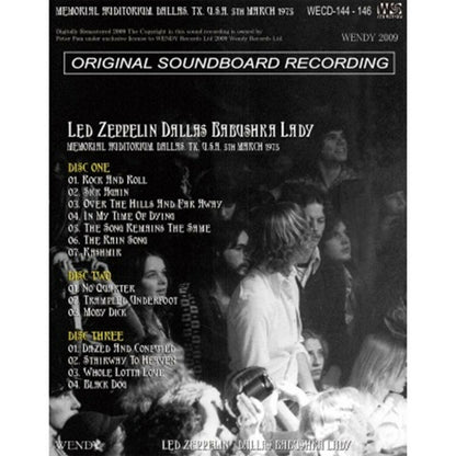 Led Zeppelin Grassy Knoll 1975 CD 6 Discs Set Wendy Music Hard Rock Japan F/S