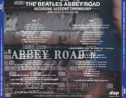 The Beatles Abbey Road Recording Sessions Chronology CD 6 Discs Set Music Rock